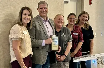 P&G receiving an award during the 2025 Annual Celebration